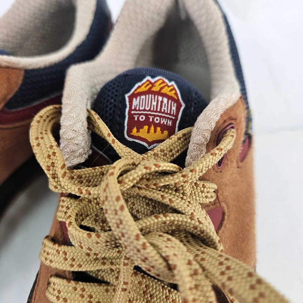 Lems Trailhead Women's Sequoia Hiking Trail Shoes Boots Brown Blue Size 8B Vegan - Picture 4 of 11